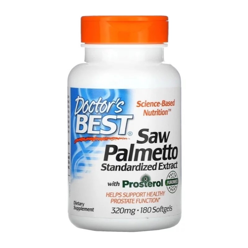 DOCTOR'S BEST Saw Palmetto 320 mg 180 softgels